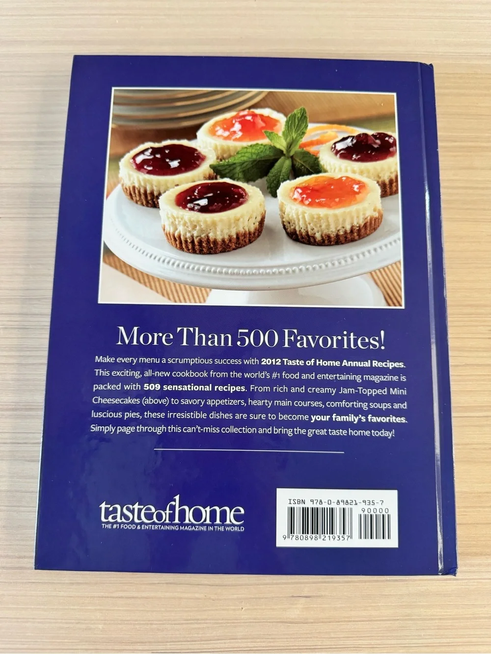 Taste of Home 2012 Annual Recipes Cookbook